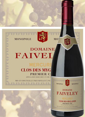Mercurey Rouge 1er Cru Clos Des Myglands 2018 Faiveley